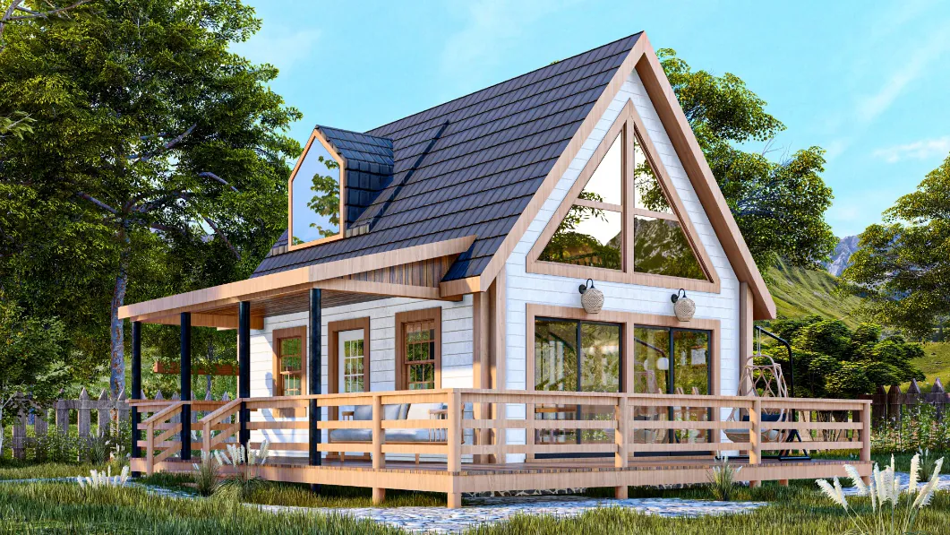 Compact North Forge cottage surrounded by a natural landscape