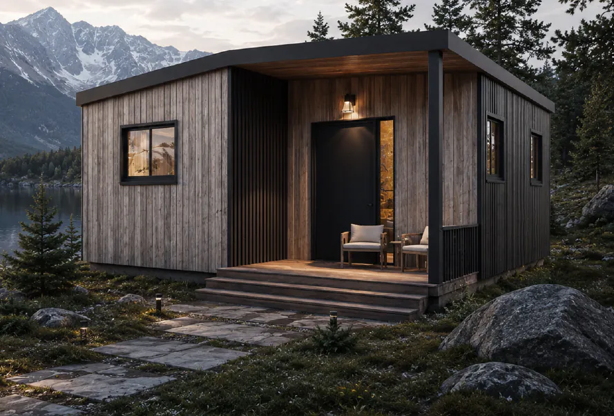 Mountain 520 compact rural-home exterior rendering